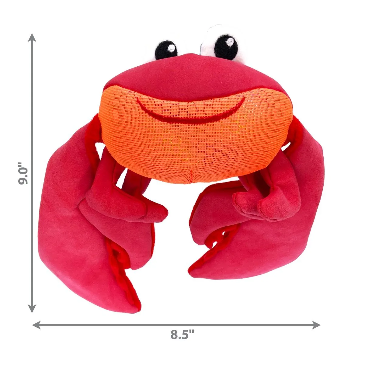 Kong Shakers Shimmy Crab Plush Dog Toy