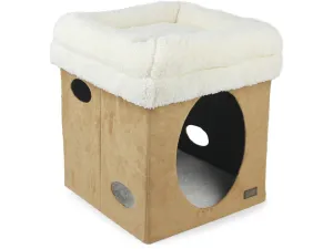 Lambswool 2 in 1 Cat Castle - Tan