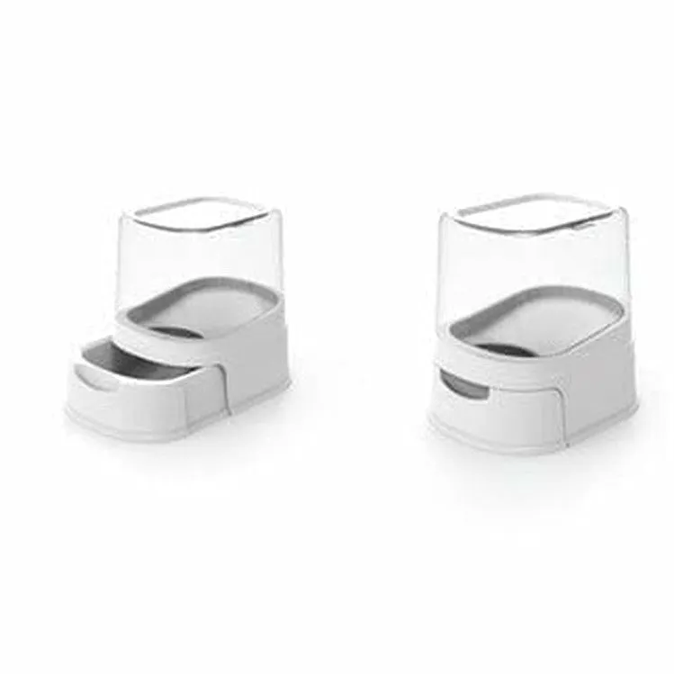 LENA FOOD DISPENSER - 3000 ML WHITE & TRANSPARENT