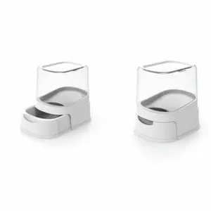 LENA FOOD DISPENSER - 3000 ML WHITE & TRANSPARENT