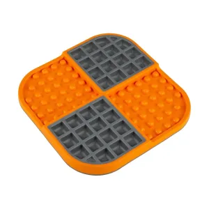 LickiMat Slomo Slow Feeder Mat for Dogs Orange*