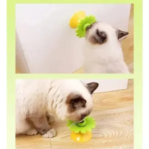 Little Daisy Rotating Glowing Cat Toy D:9*7Cm