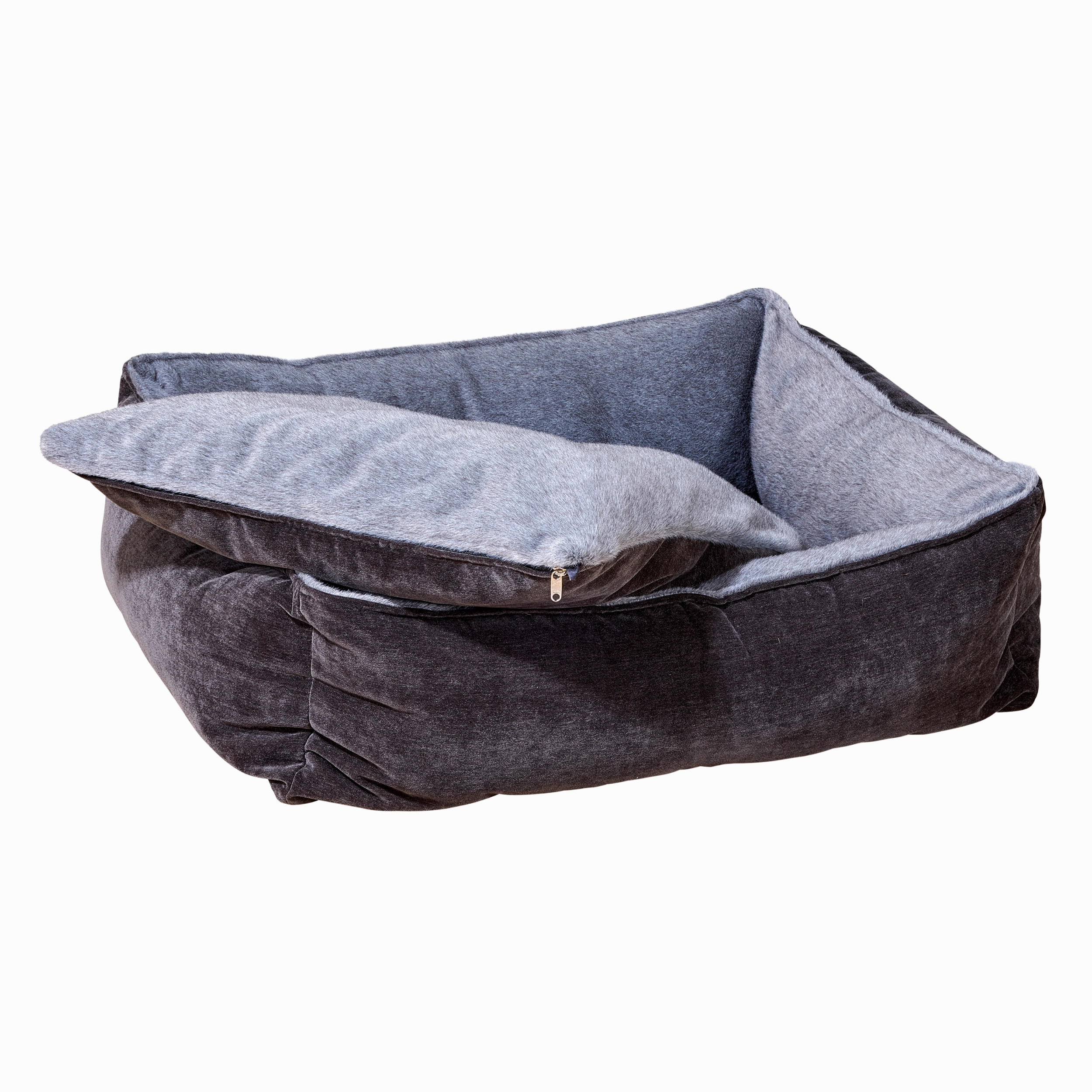 Lounge Bed | Otter Faux Fur
