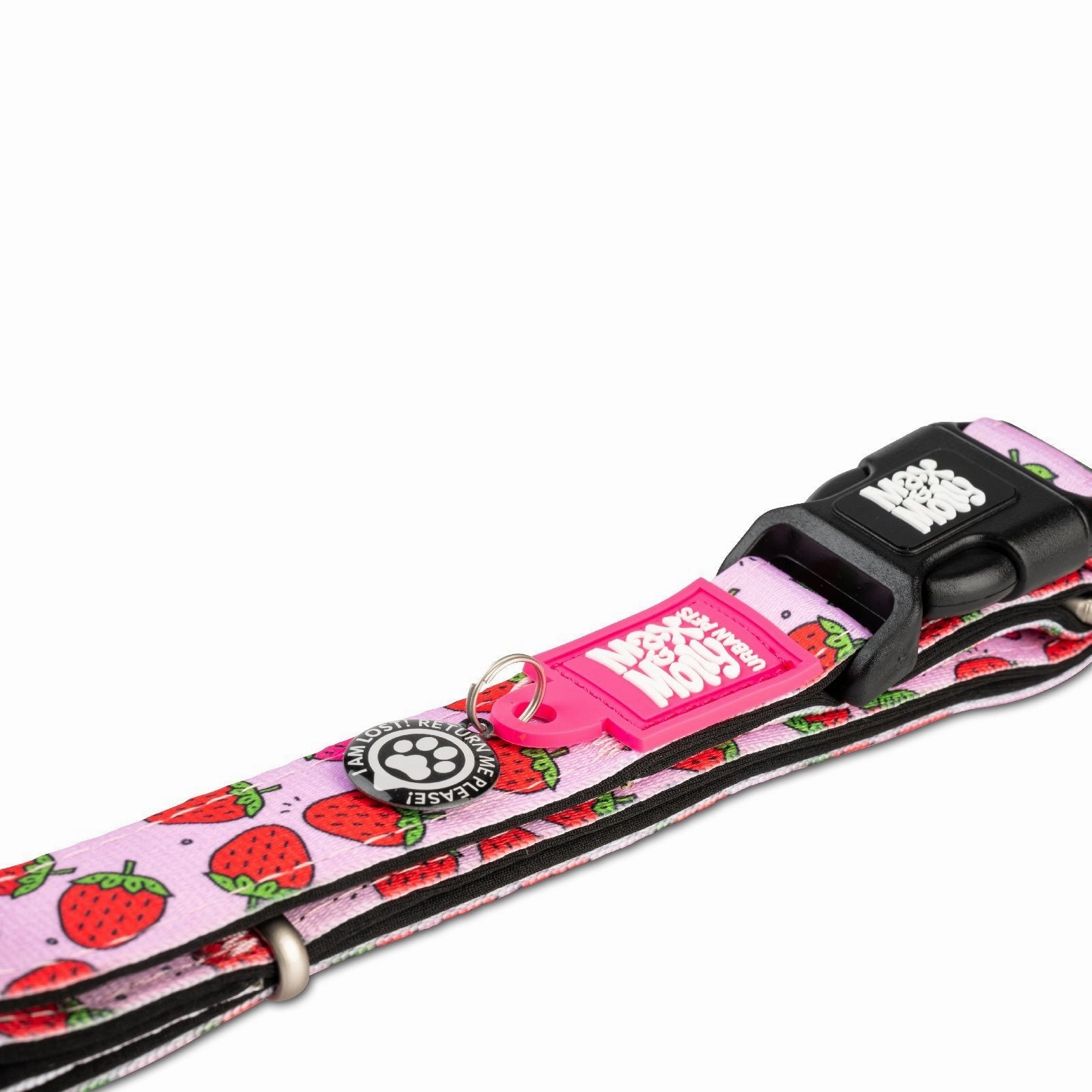 Max & Molly Strawberry Dream Smart ID Dog Collar Large
