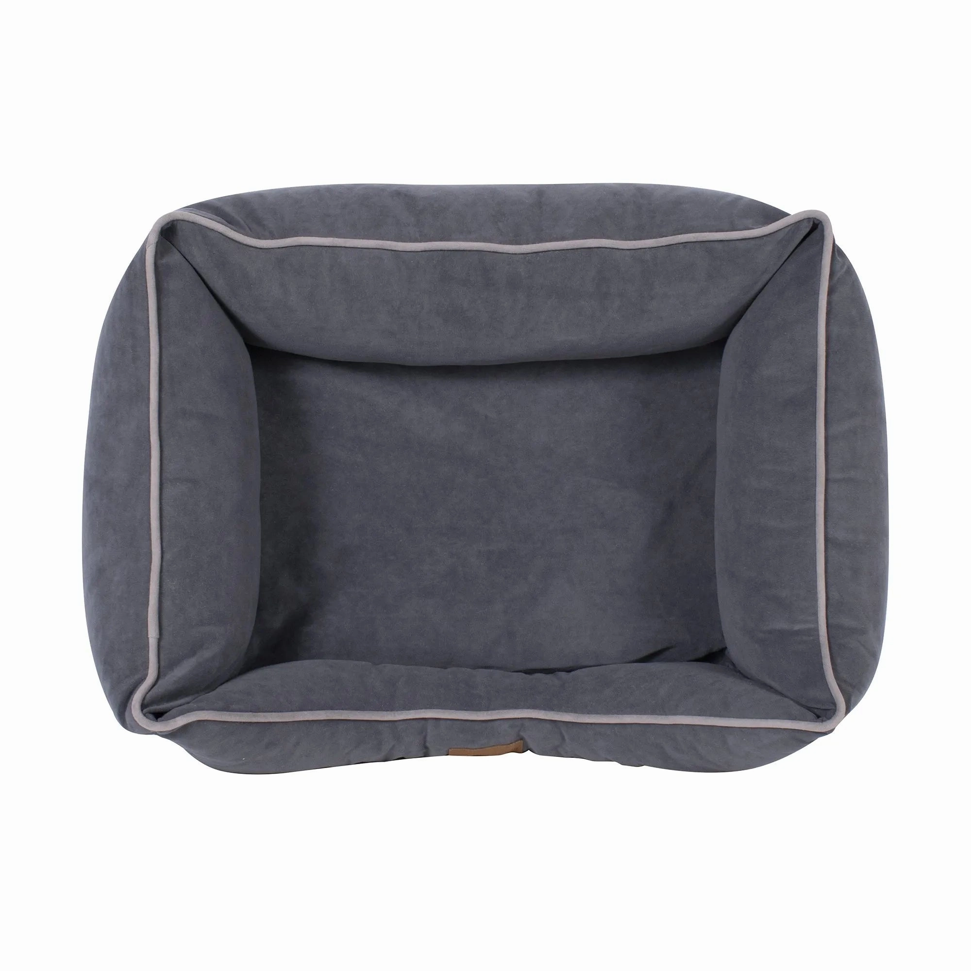 Microfiber Low Profile Lounger | Charcoal