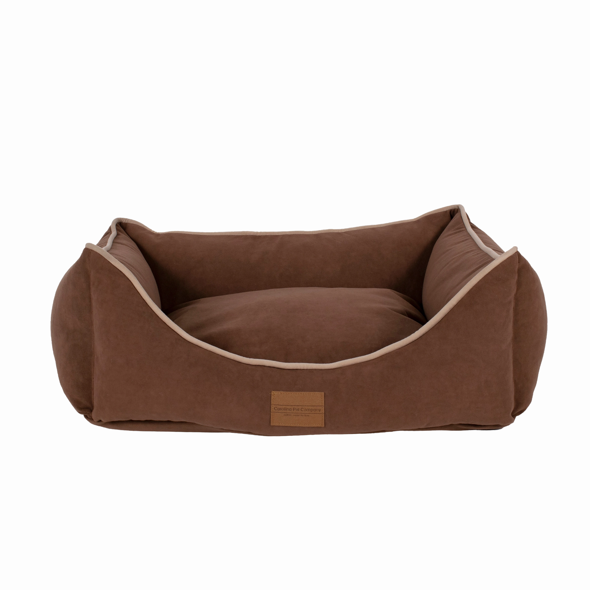 Microfiber Low Profile Lounger | Chocolate
