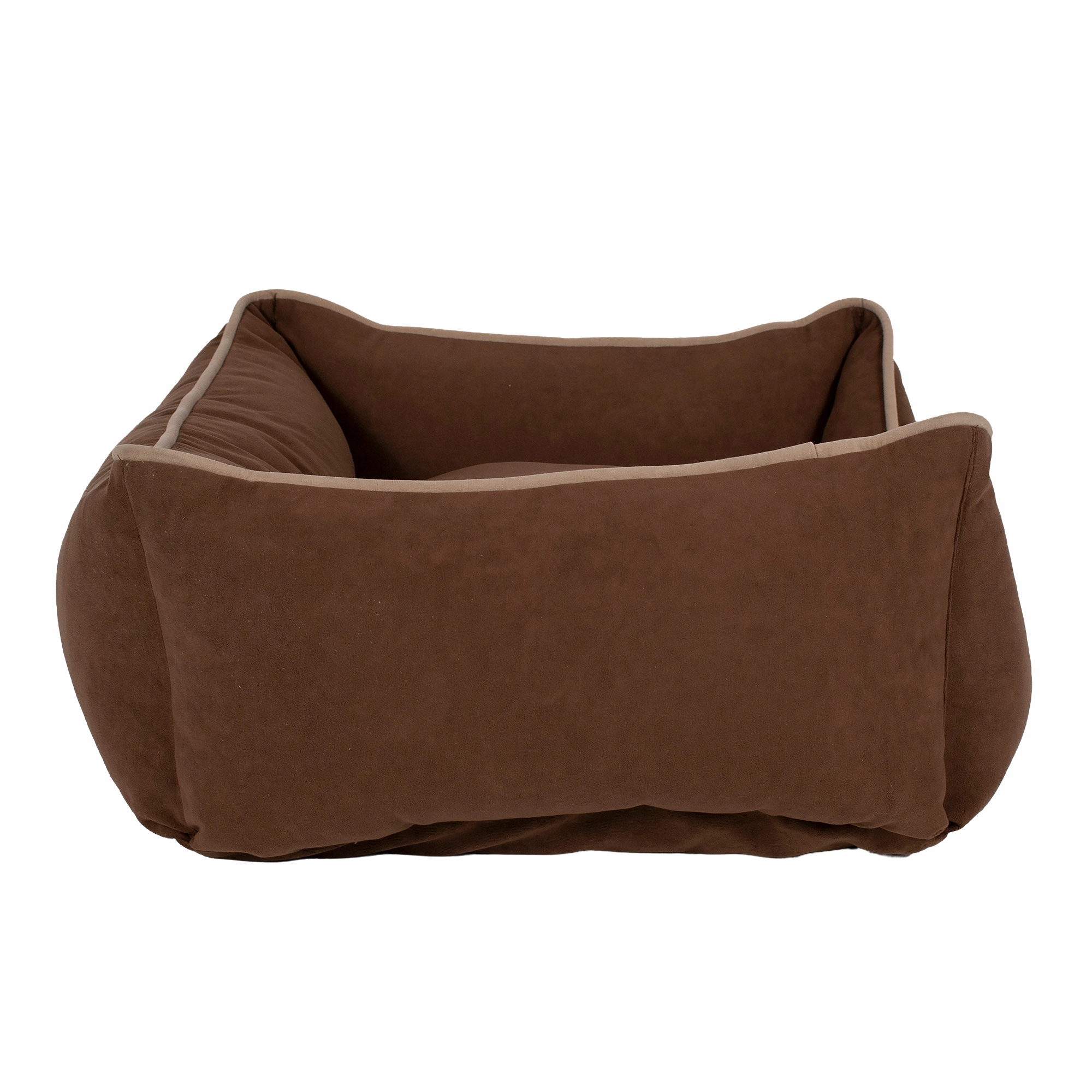 Microfiber Low Profile Lounger | Chocolate