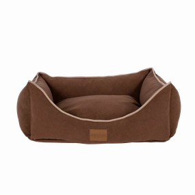 Microfiber Low Profile Lounger | Chocolate
