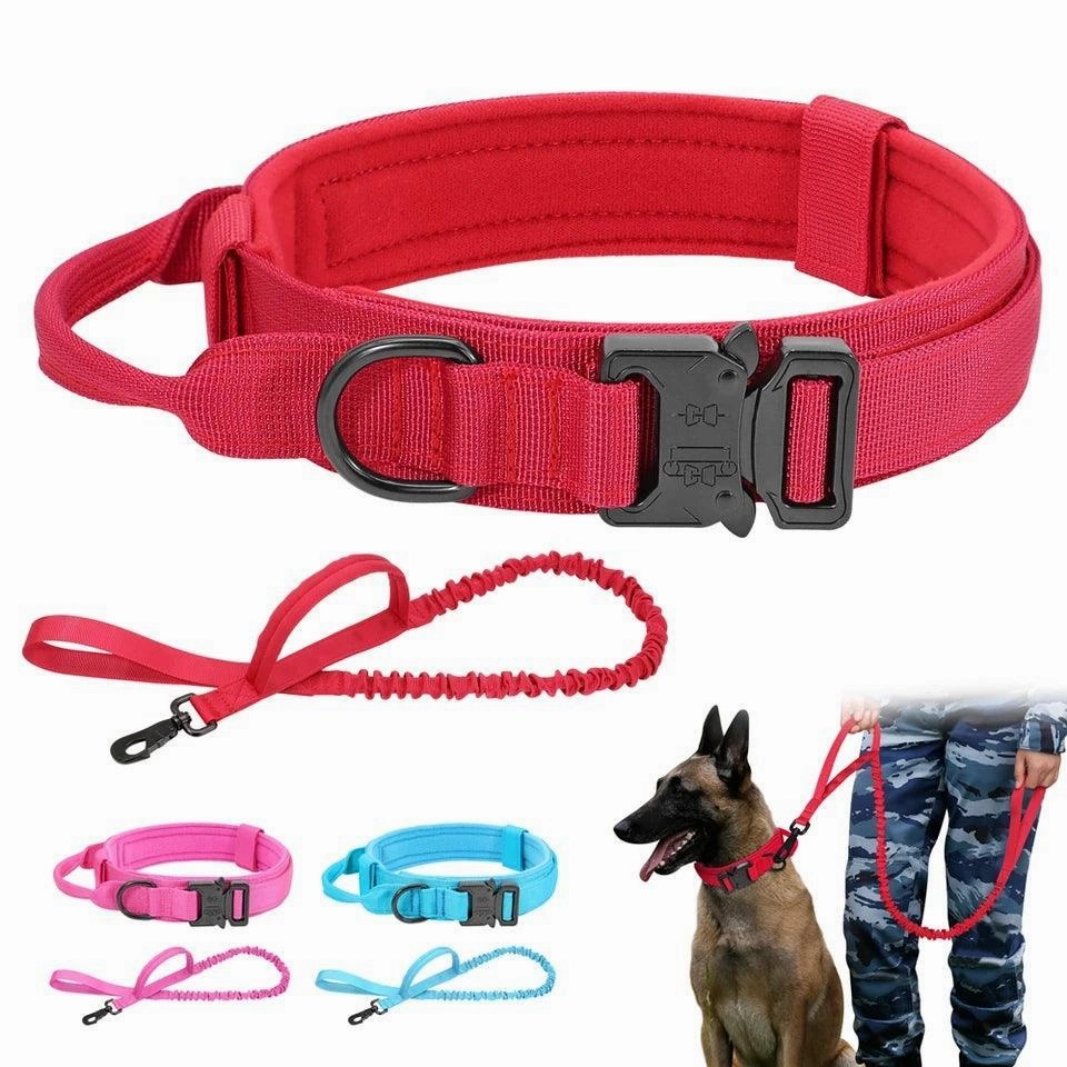 Military Grade Tactical Dog Collar & Lead