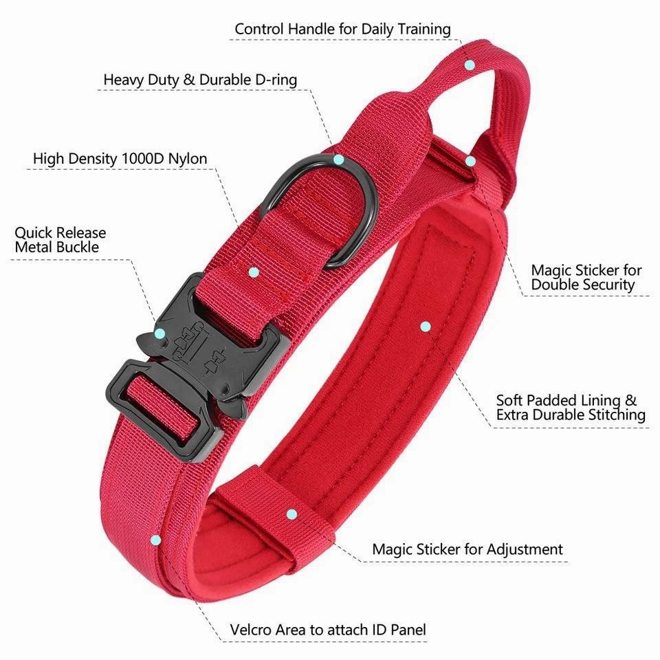 Military Grade Tactical Dog Collar & Lead
