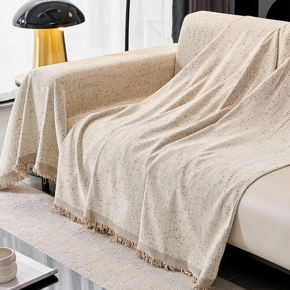Modern Minimalist Chenille Full Coverage Anti-Cat Scratch Couch Cover