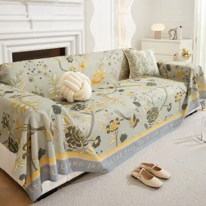 Modern Tropical Style Cooling Multi-Purpose Throw Couch Cover