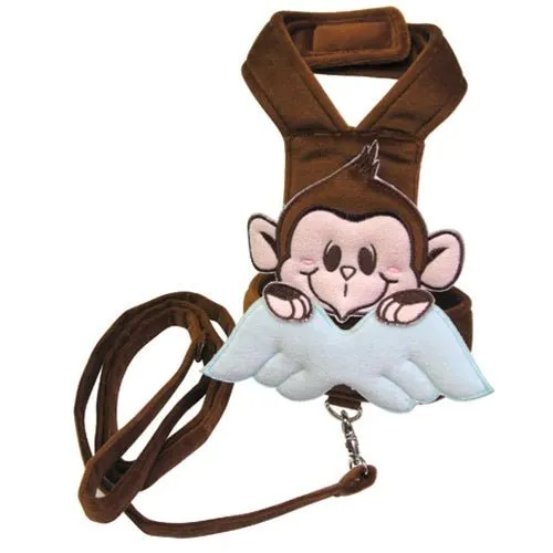 Monkey Angel Harness with Matching Leash