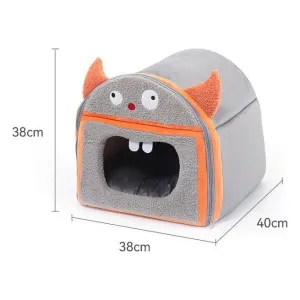 Monster yurt (grey large)Size: 40cm * 38cm * 38cm (H)