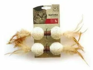 NATURA DUMBBELL - 24 X 4.5 X 4.5 CM MIXED COLORS