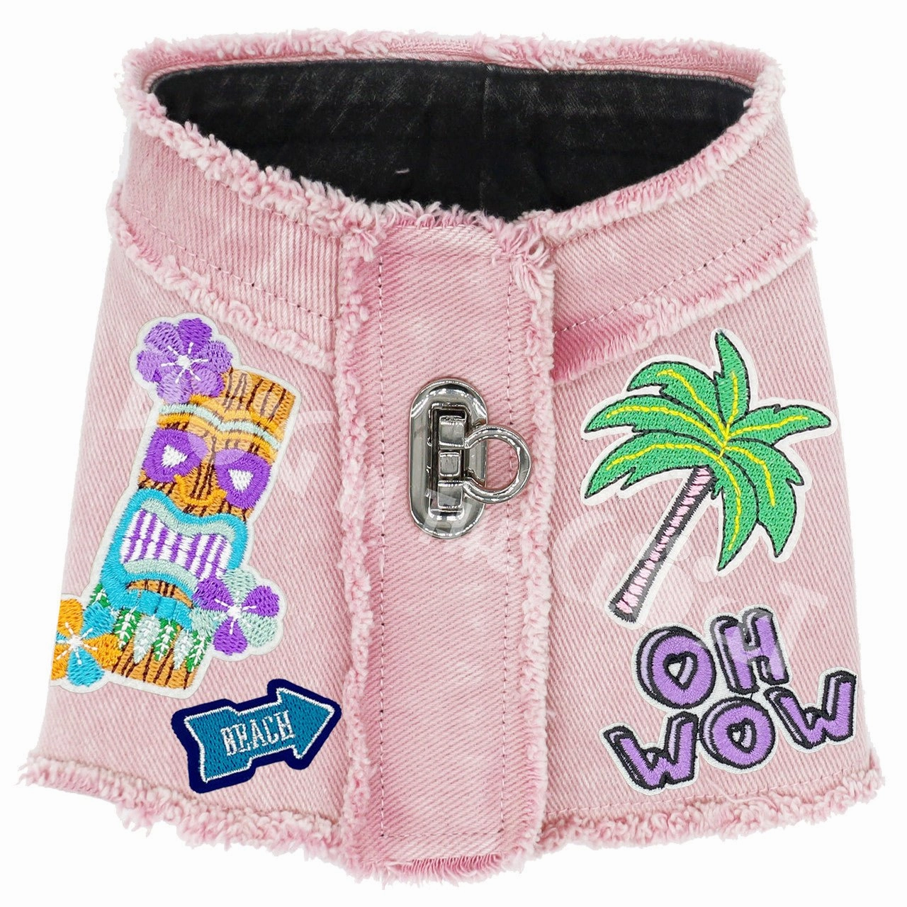 OH WOW Tiki Denim Harness Vest in 3 Colors