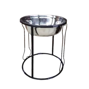 Ohmypet Elevated Stainless Steel Bowl - D 22cm