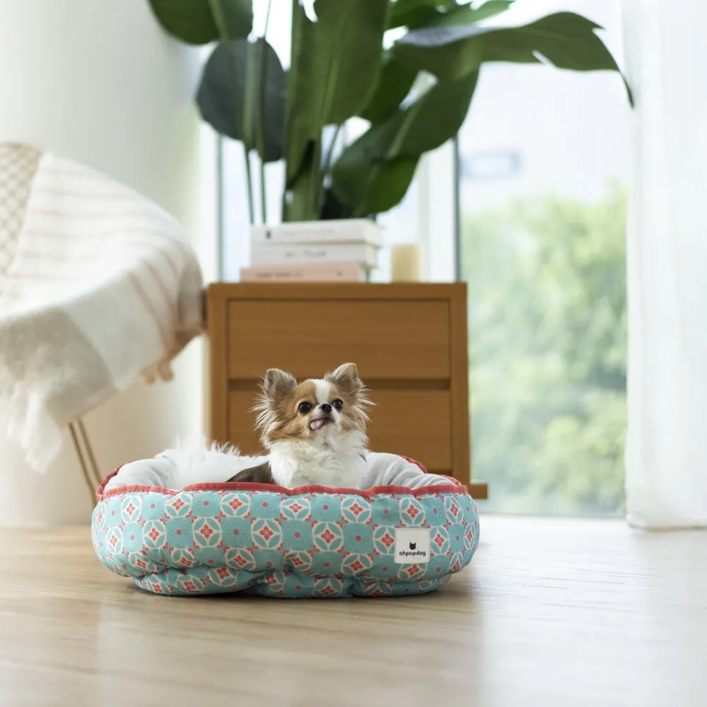 Ohpopdog Heritage Reversible Dog Bed (Straits Mint 17)