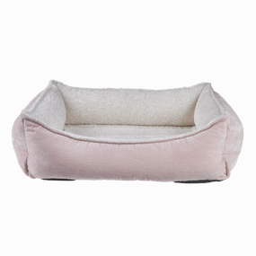 Oslo Bed | Blush Washed Microvelvet