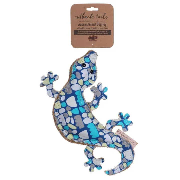 Outback Tails Canvas Dog Toy Gary the Goanna*