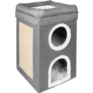 PAWISE 3 IN 1 Foadable Cat tunnel 38 x 38 x 65 CM