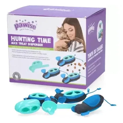 PAWISE  Hunting Snacker for Cats ( 3 mice)
