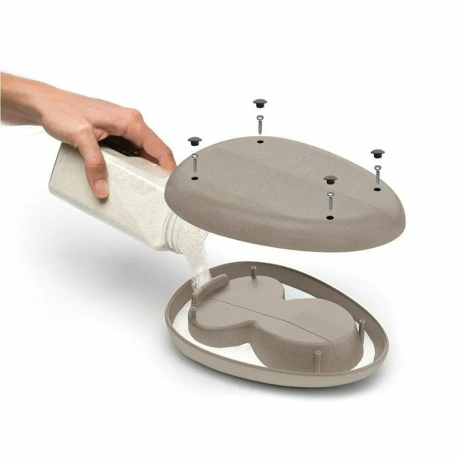 Pebbles shape Bowl S03 BROWN