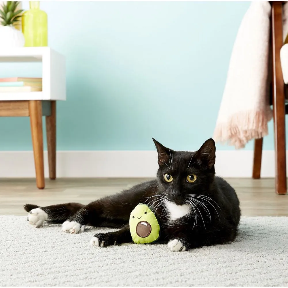 Petstages Lil' Avocato Dental Cat Chew Toy with Catnip