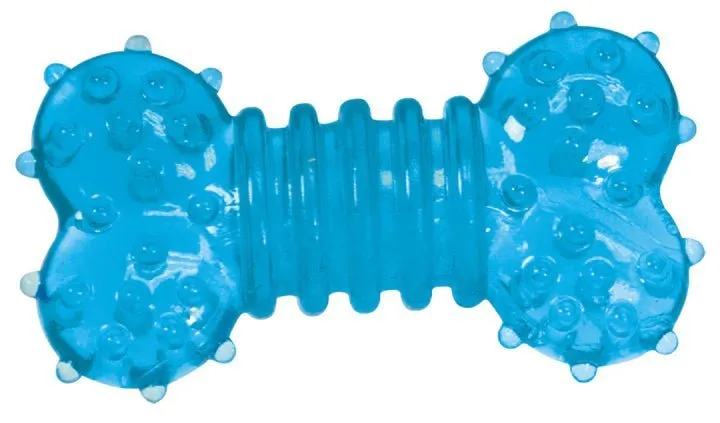 Petstages Mini Orka Chew Pair Bone & Dumbbell Dog Toys Small - 2 Pack
