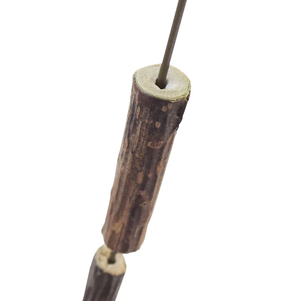 Petz Route Rustling Sounds With Silvervine Cat Wand Toy (Blue)