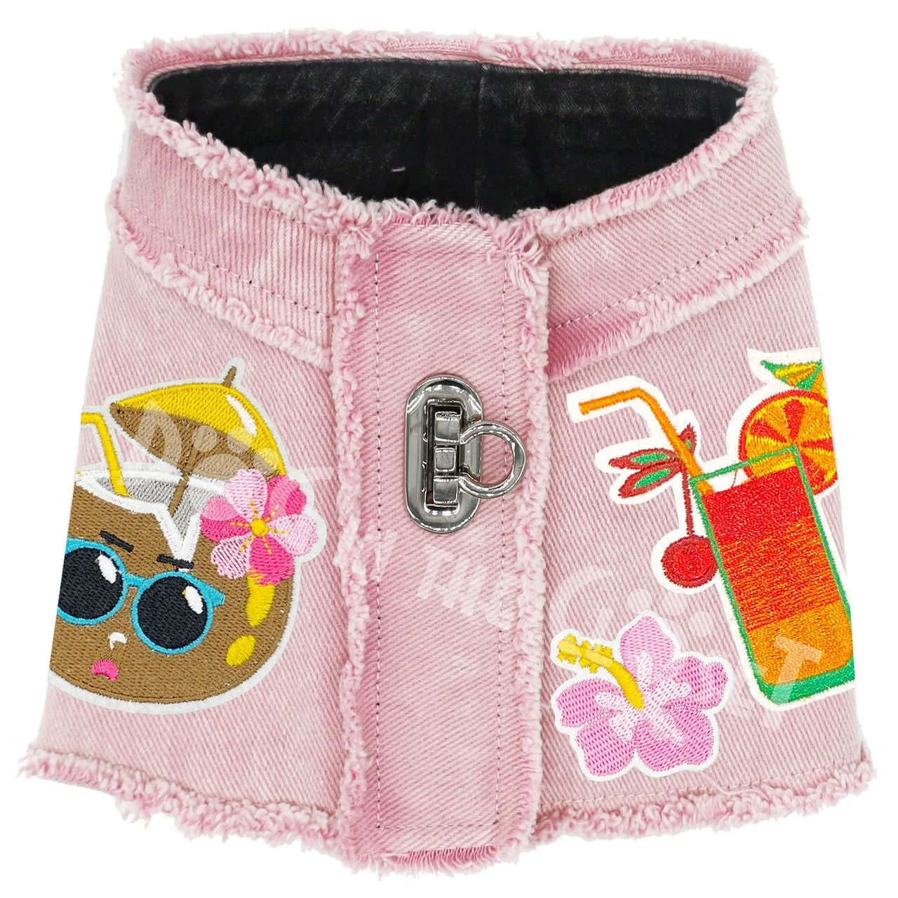 Pina Colada Denim Harness Vest in 3 Colors