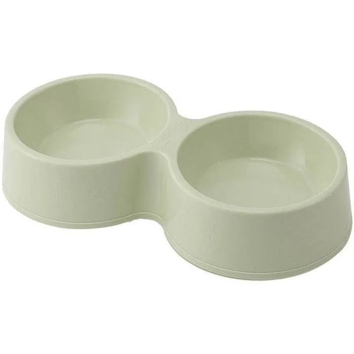 Plastic Double Round Bowl 28*14.5*5.5Cm