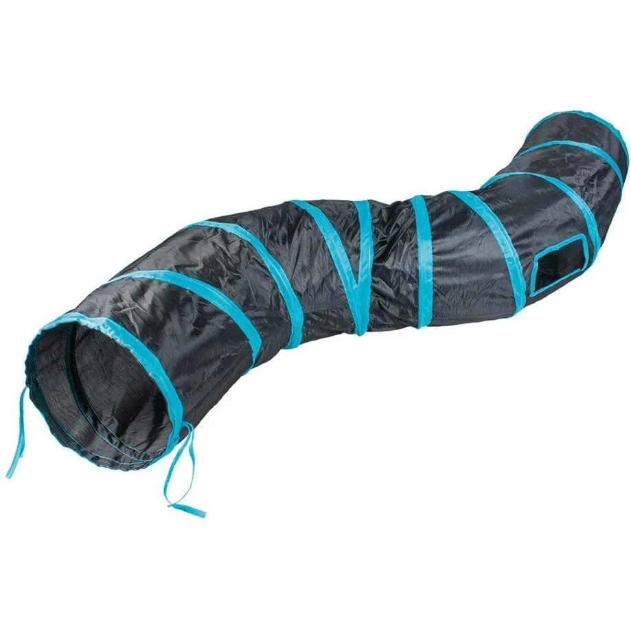 Play tunnel snake 122x25cm blue/black