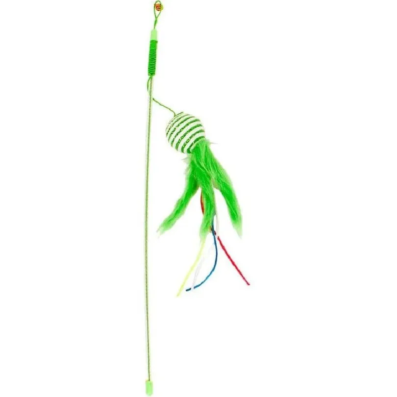 Playing Rod Feathered Ball Mix 46cm