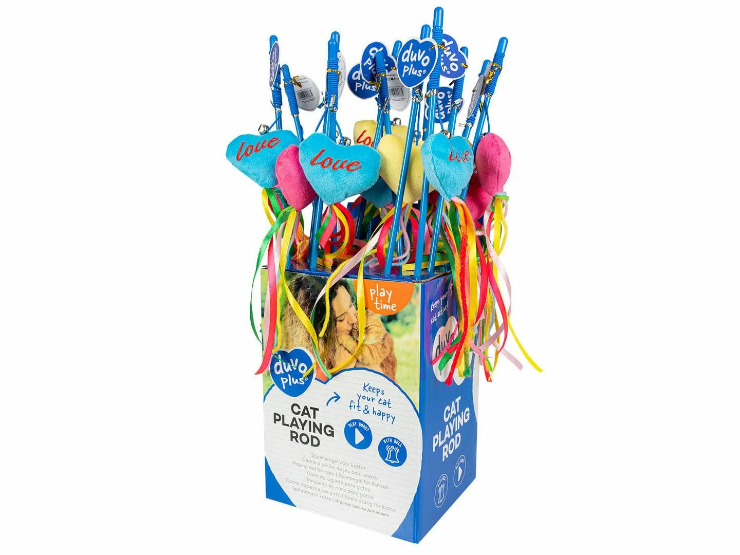 Playing Rod Love With Catnip Mix 53cm