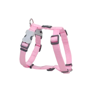 Red Dingo Dog Plain Harness Pink M 20mm