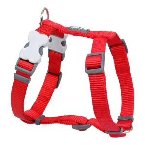 Red Dingo Dog Plain Harness Red M 20mm