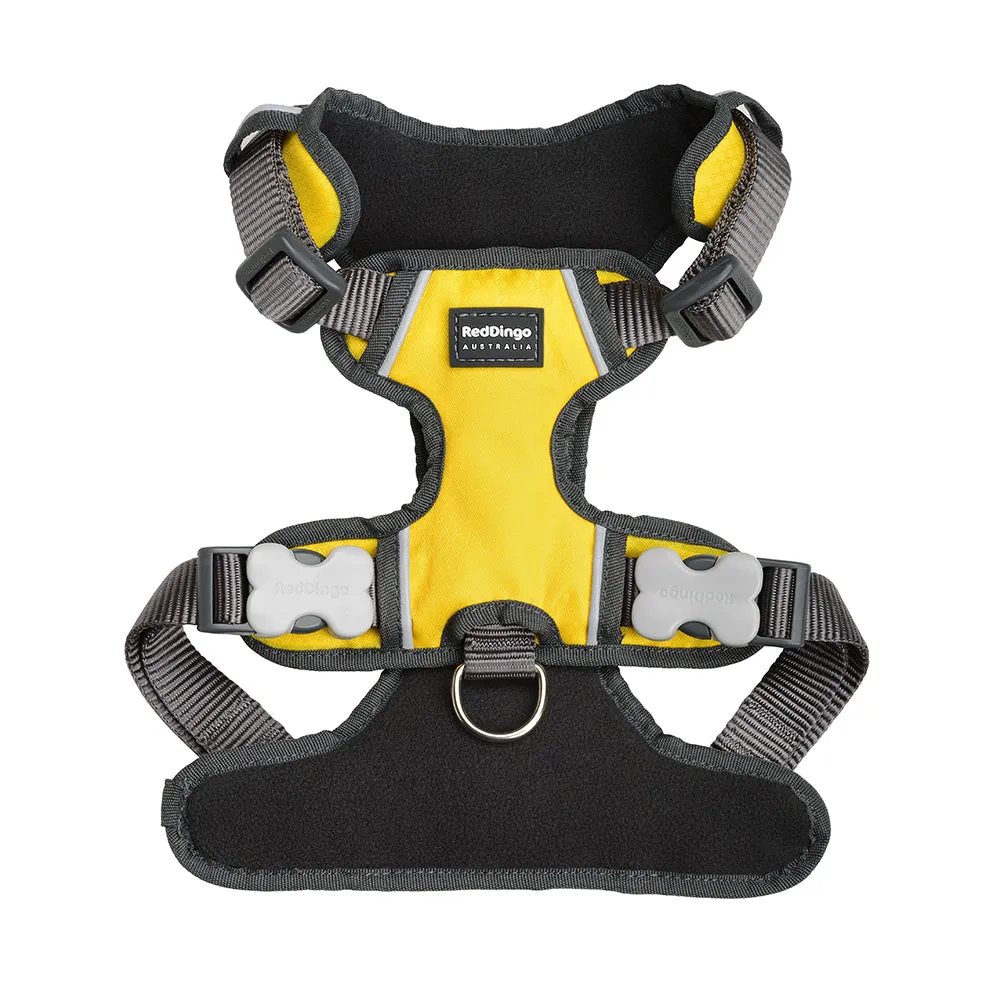 Red Dingo Padded Harness Yellow L