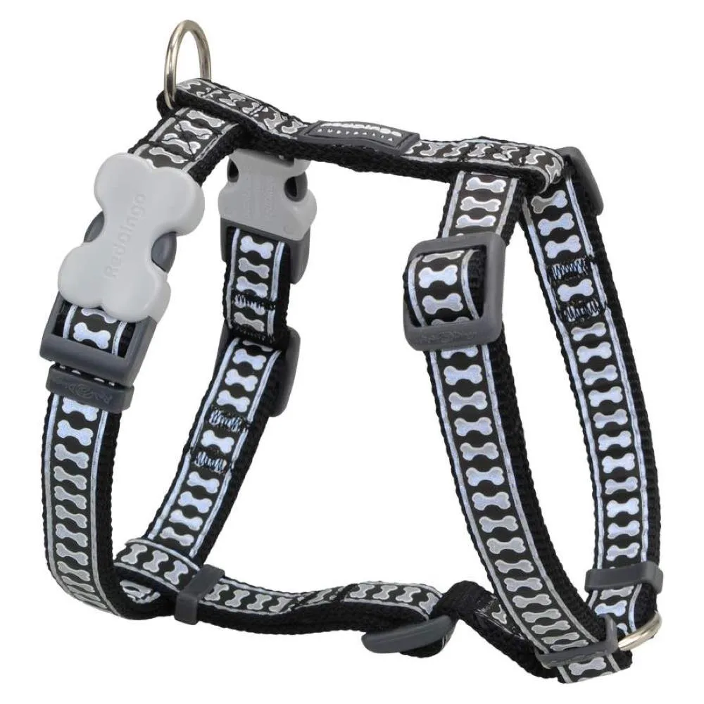 Red Dingo Reflective Dog Harness - Medium