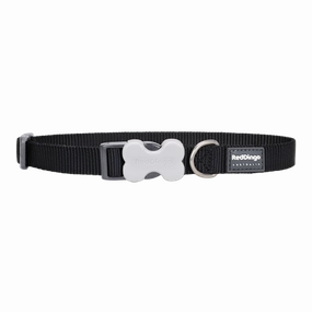 Red Dingo Dog Collar Black (15mm x 24-36cm)