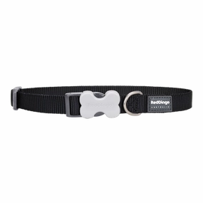 Red Dingo Dog Collar Black S (12mm x 20-32cm)