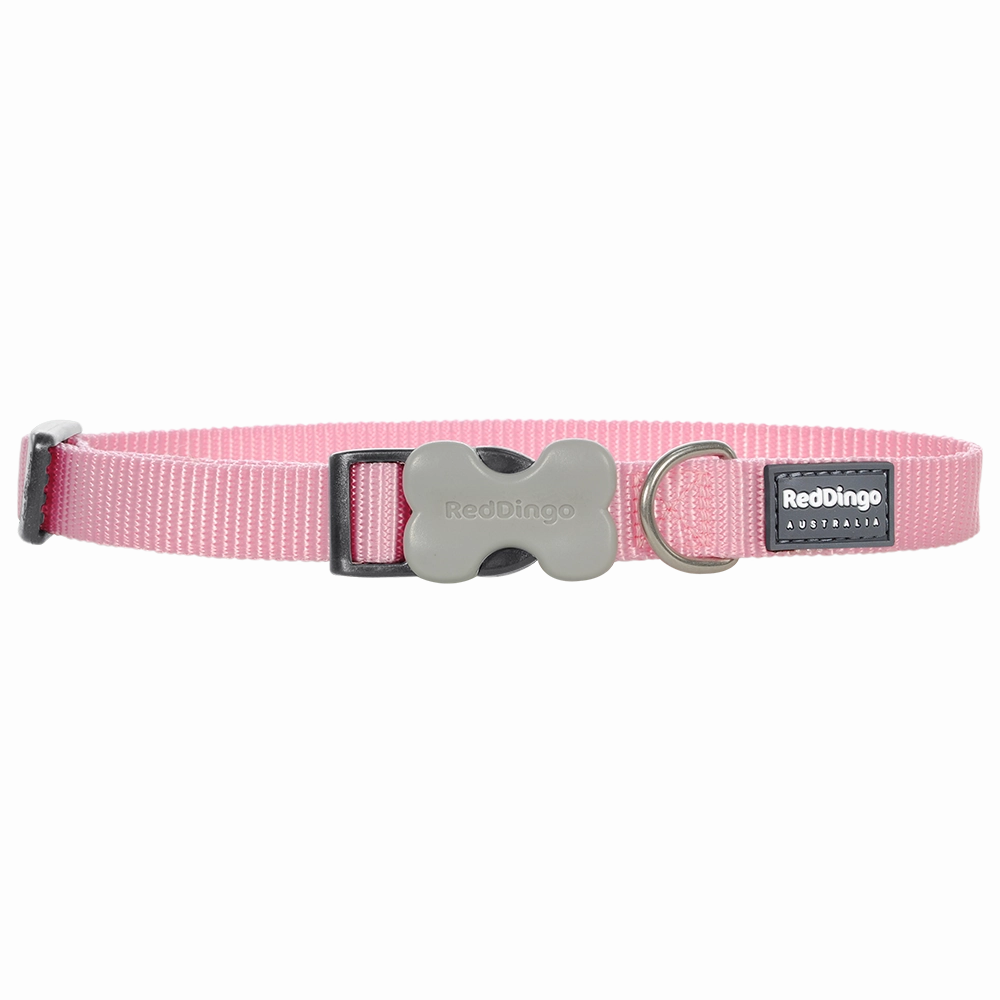 Red Dingo Dog Collar Pink (20mm x 31-47cm)