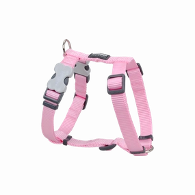 Red Dingo Dog Plain Harness Pink L 25mm