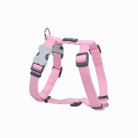 Red Dingo Dog Plain Harness Pink L 25mm