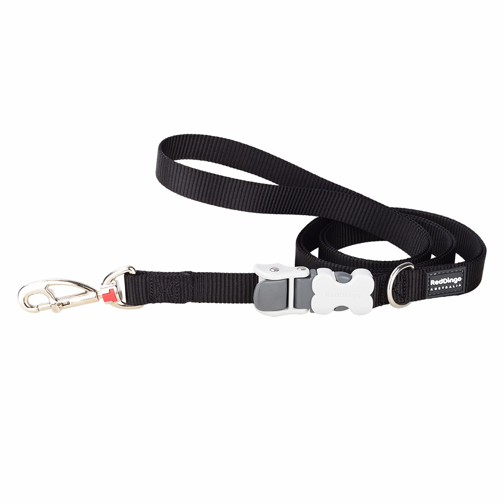 Red Dingo Dog Super Lead Classic Black 15mm