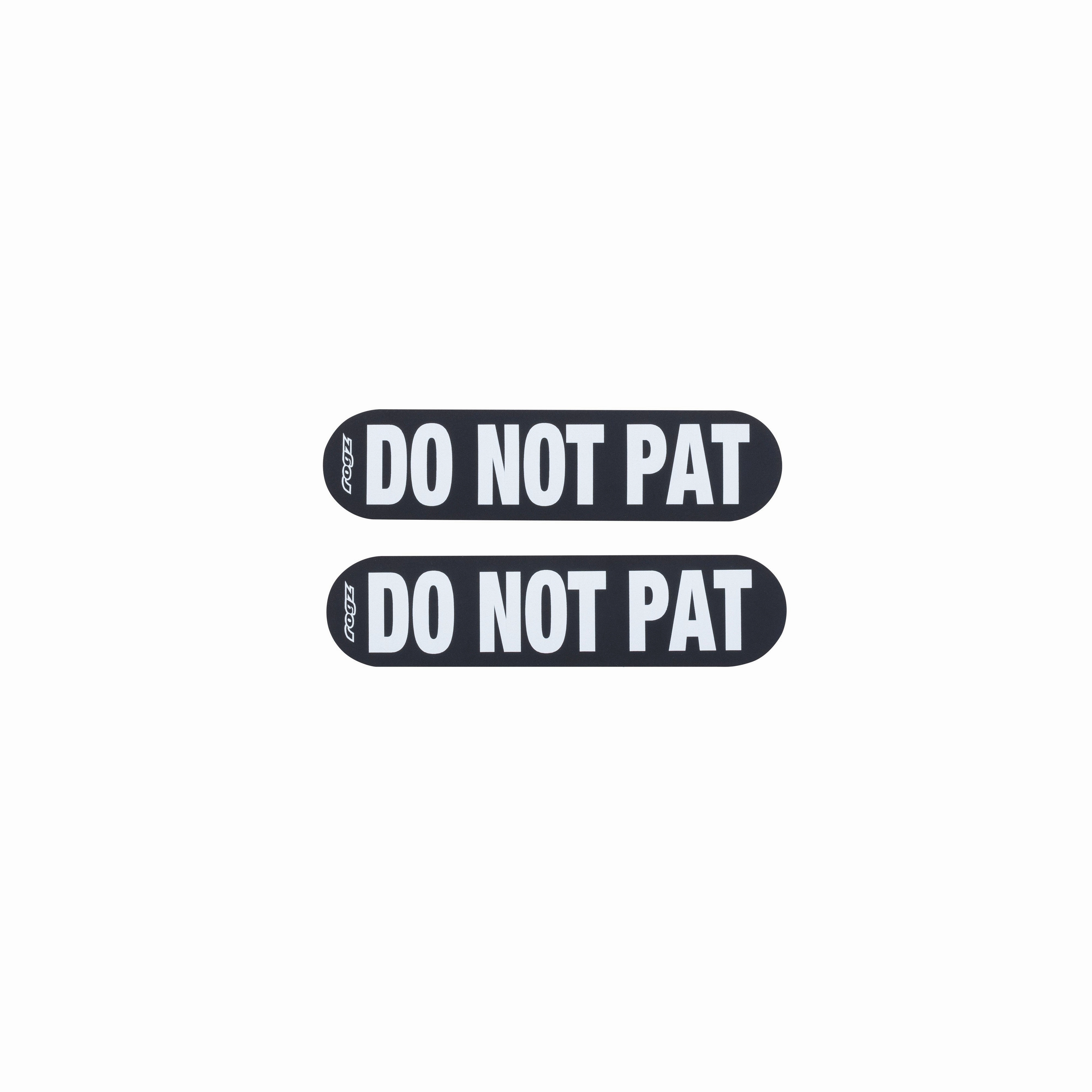 Rogz Pre-Made Badge Do Not Pat Sml