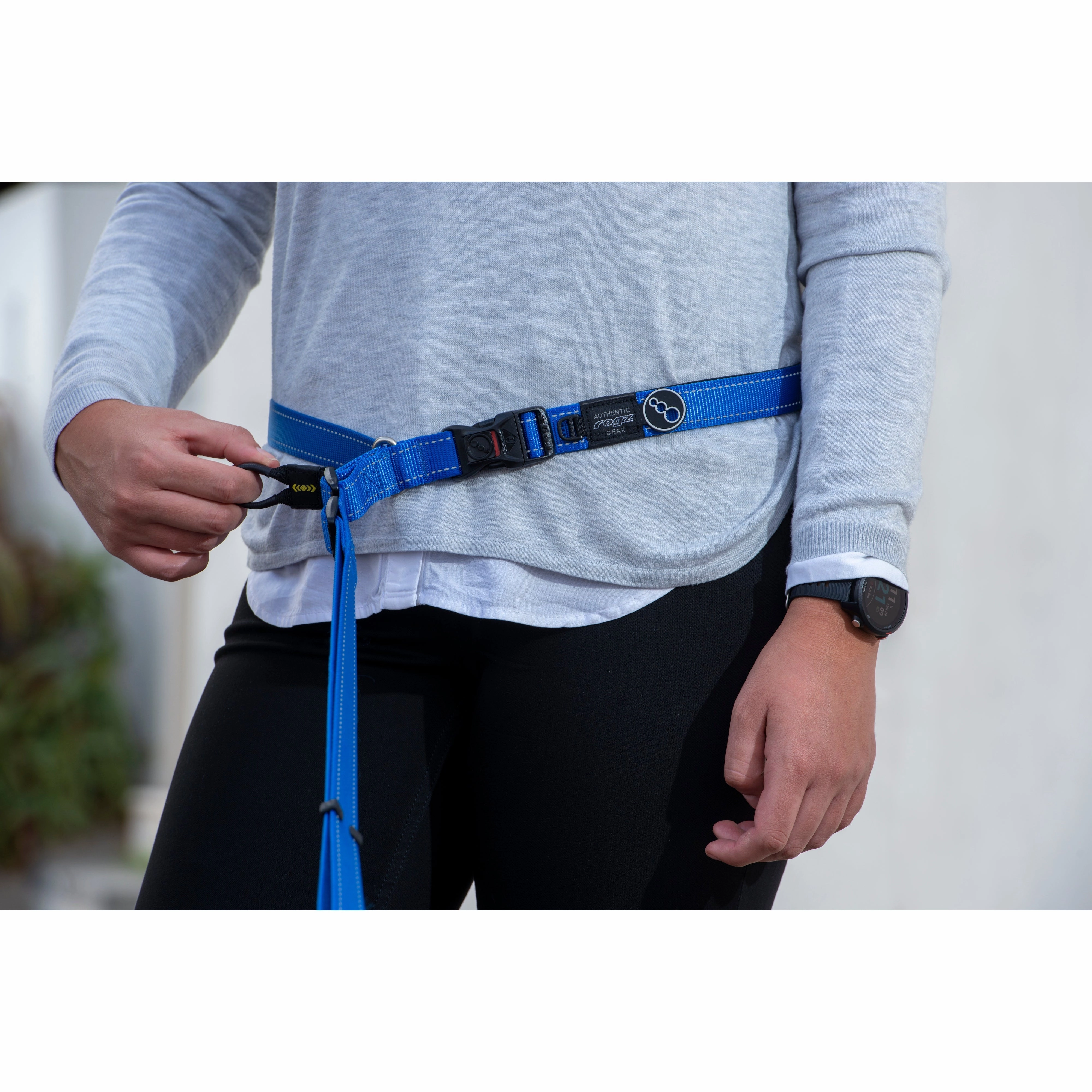 Rogz Specialty Handsfree Large Dog Lead Black