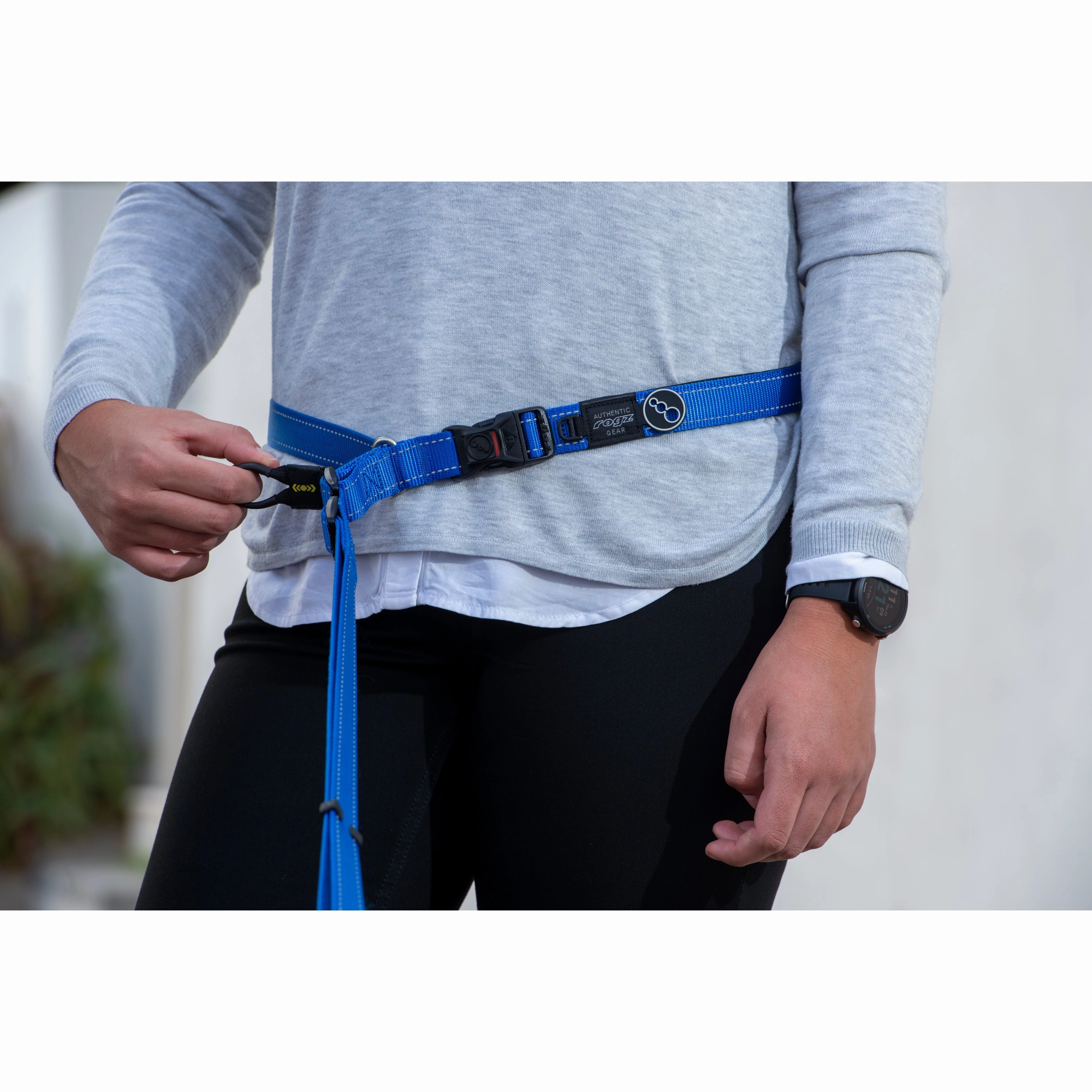 Rogz Specialty Handsfree Medium Dog Lead Black
