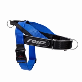 Rogz Utility LetzGo Personalised Harness Blue Lge