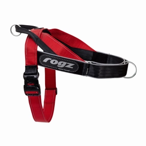 Rogz Utility LetzGo Personalised Harness Red Xlge
